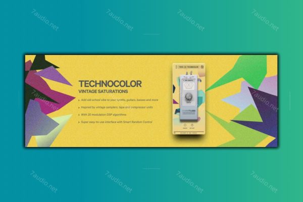 复古失真效果器 Karanyi Sounds Technocolor v1.1.1 TC WIN-7audio