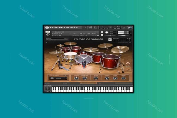 工作室架子鼓音源 NI Studio Drummer 1.4.0 Kontakt-7audio