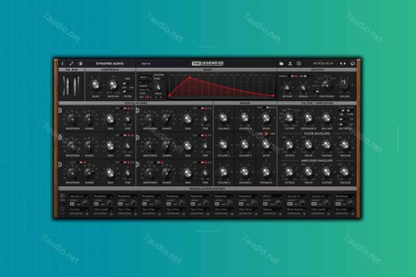 模拟合成器 Synapse Audio The Legend HZ v2.0.2 CE WIN-7audio