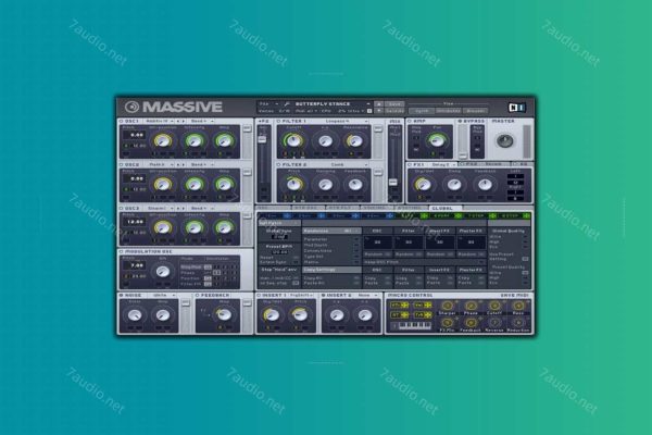 经典合成器音源 NI Massive v1.7.0 R2R WIN-7audio