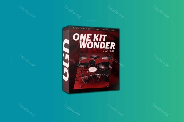 重金属风格架子鼓音源 GetGood Drums One Kit Wonder Brutal KONTAKT-7audio