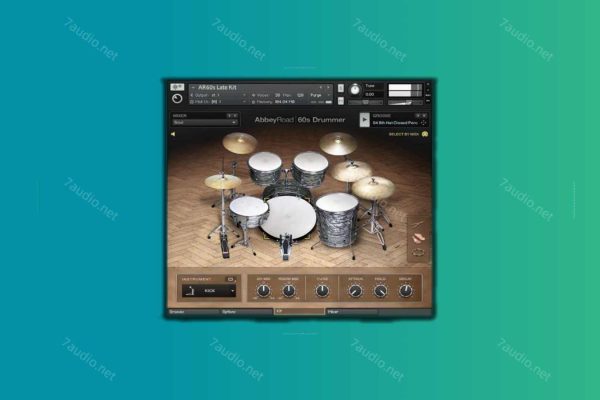 阿比路60s架子鼓音源 NI Abbey Road 60s Drummer v1.3.1 Kontakt-7audio