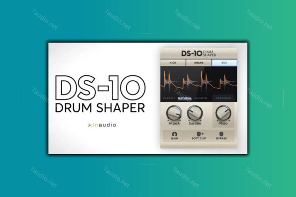 鼓式瞬态成型机 XLN Audio DS-10 Drum Shaper v1.2.5.1 R2R WIN-7audio
