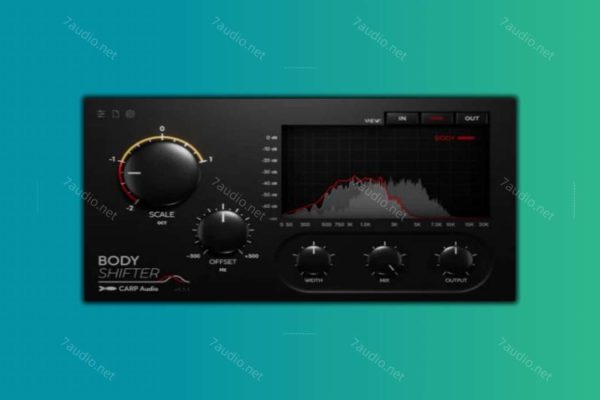 创新型频谱处理插件 CARP Audio Body Shifter v1.1.1 WIN-7audio