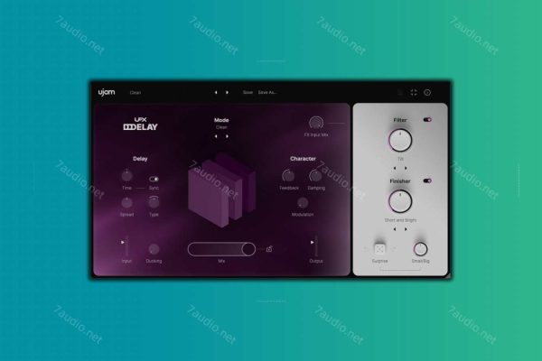 延迟回声效果器 uJAM UFX DELAY v1.0.0 WIN&MAC-7audio