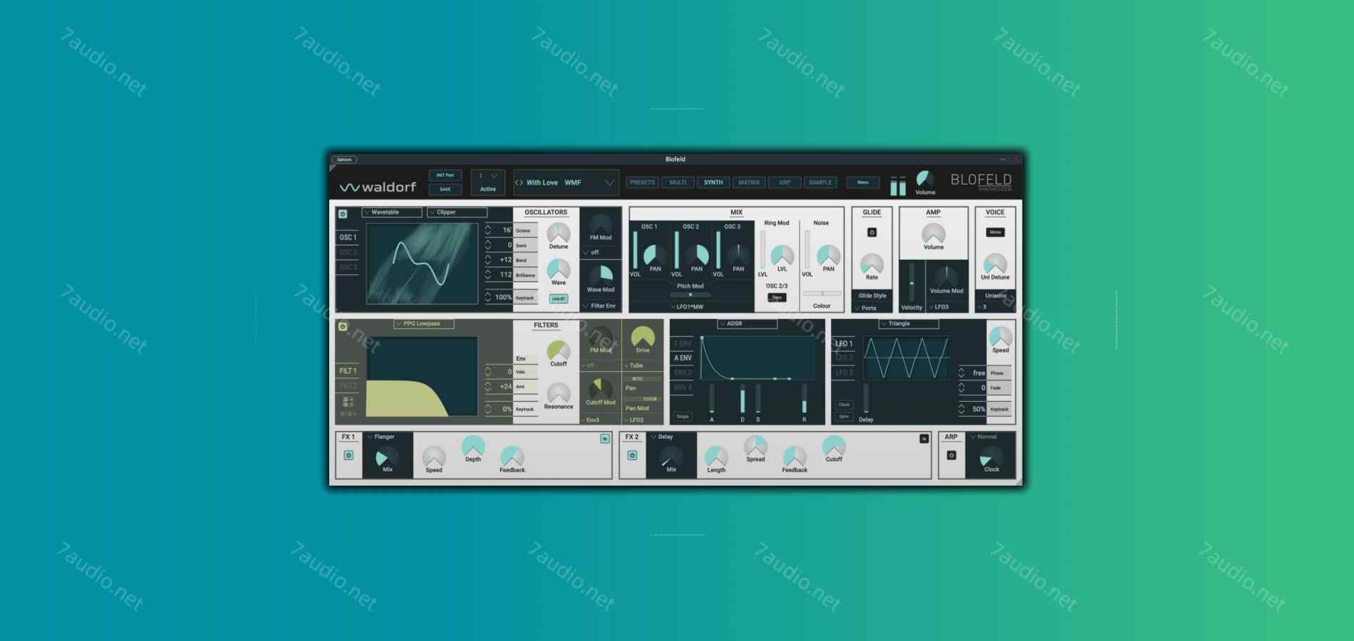 模拟合成器 Waldorf Blofeld Plugin v1.1.1 R2R WIN&MAC-7audio