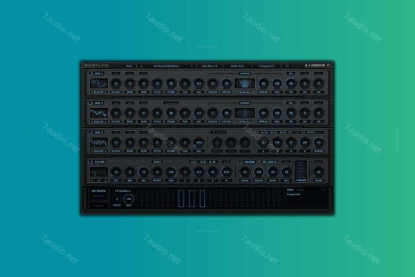 混合电子合成器 W.A. Production Babylon v2.2.0 BUBBiX WIN-7audio