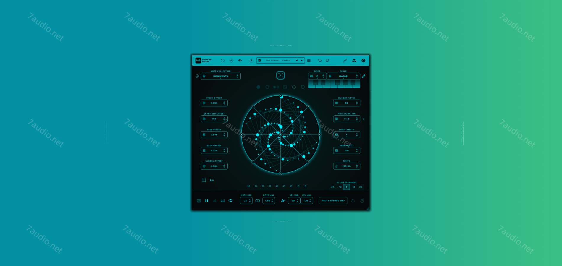 随机MIDI生成插件 Mario Nieto Harmony Bloom v1.3.3 HCiSO MacOS-7audio