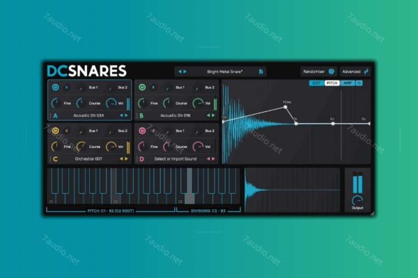 军鼓结构套件音源 Plugin Boutique DC Snares v1.2.0 MORiA MacOS-7audio