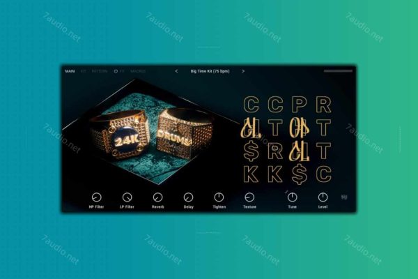 嘻哈鼓音源 NI 24K Drums KONTAKT-7audio