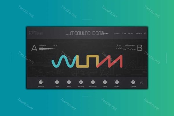 传奇合成器模拟音源 NI Modular Icons v2.0.1 Kontakt-7audio