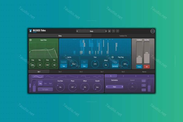 延迟回声插件 BLEASS Tides v1.0.25 BUBBiX WIN-7audio