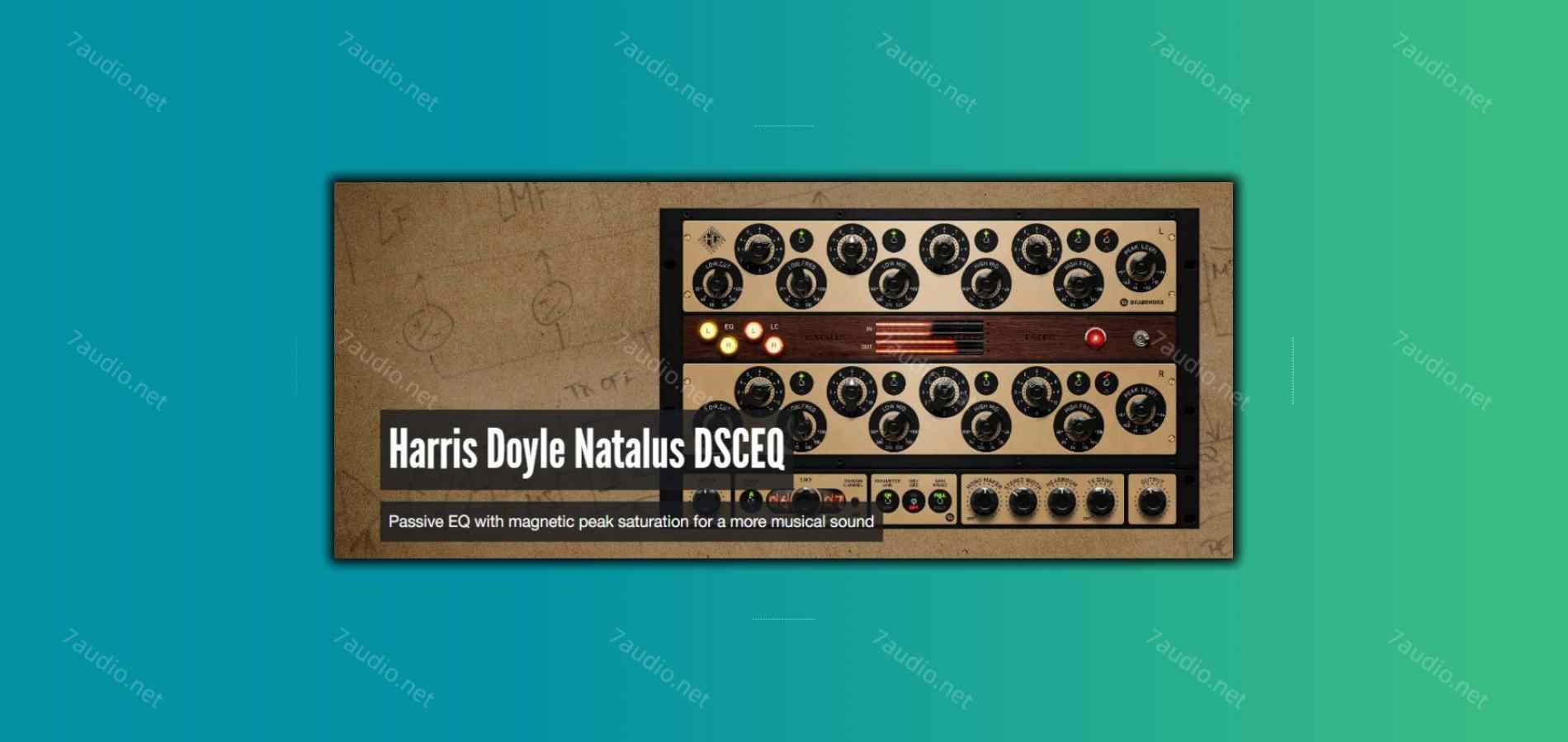 控制台均衡器 Plugin Alliance Harris Doyle Natalus DSCEQ v1.1.1 WIN&MAC-7audio