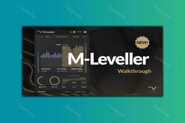 智能音量自动化插件 Techivation M-Leveller v1.0.0 BUBBiX WIN-7audio