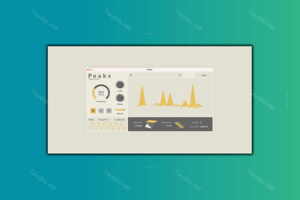 模态共鸣器插件 Rainbow Circuit Peaks v1.0.0 WIN&MAC-7audio