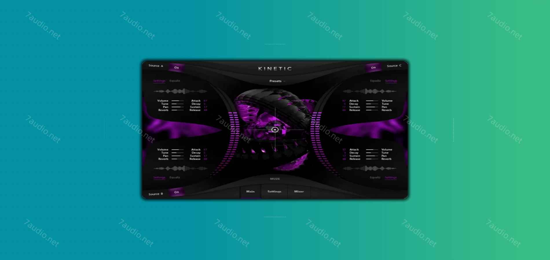 电子合成音源 Muze Kinetic Kontakt-7audio