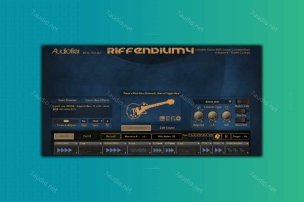 电影电吉他循环音源 Audiofier Riffendium 4 v1.02 KONTAKT-7audio