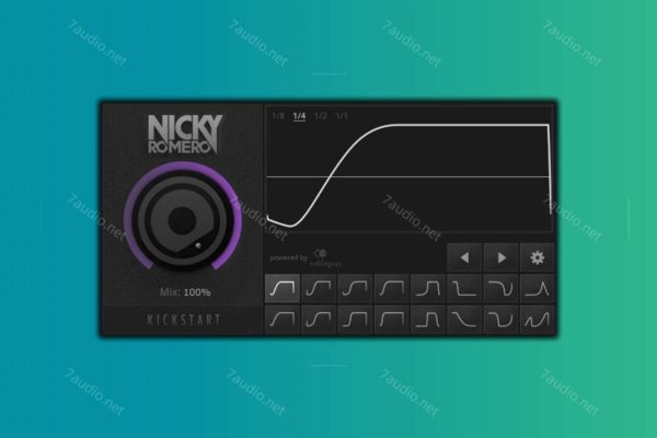 侧链压缩插件优化版 Nicky Romero Kickstart v1.0.9 R2R WIN&MAC-7audio