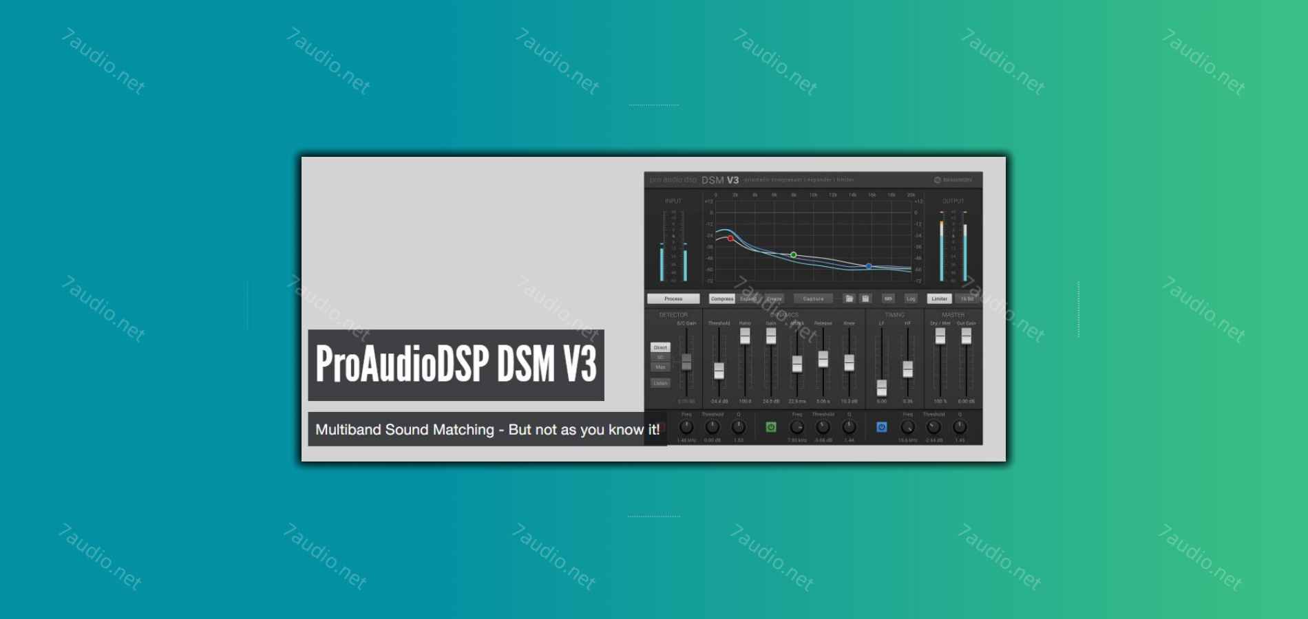 动态频谱映射器 Plugin Alliance Pro Audio DSP DSM V3 v3.6.1 MacOS-7audio