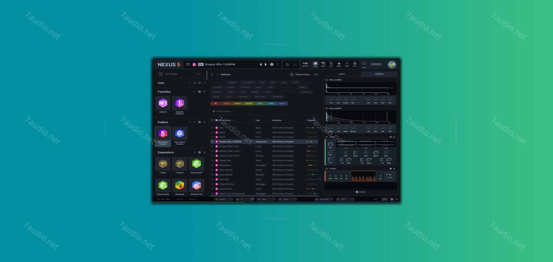 电子合成器音源原厂版 reFX Nexus v5.1.3 WIN&MAC-7audio