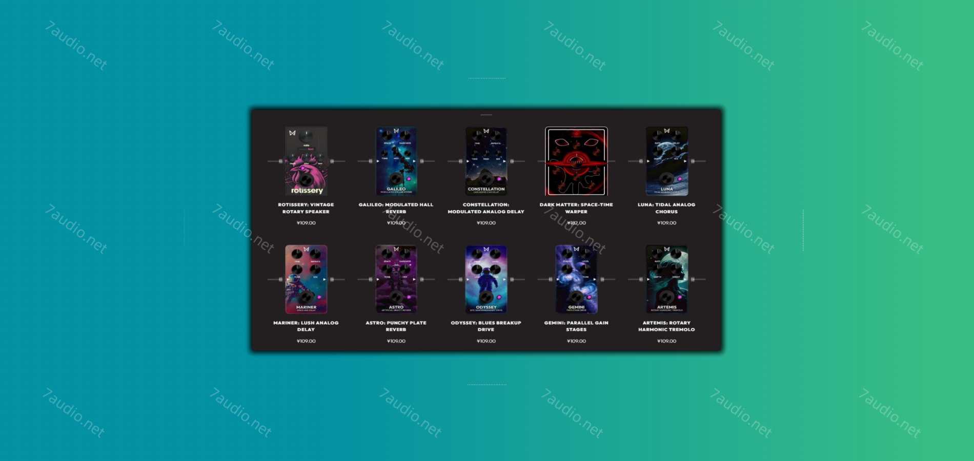 吉他踏板插件套装 Chaos Audio Plugin Bundle v1.0.1 MOCHA WIN-7audio