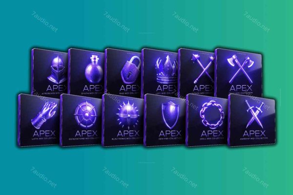 嘻哈电音综合采样 Cymatics APEX MIDI 2025 ULTIMATE EDITION WAV MIDI-7audio