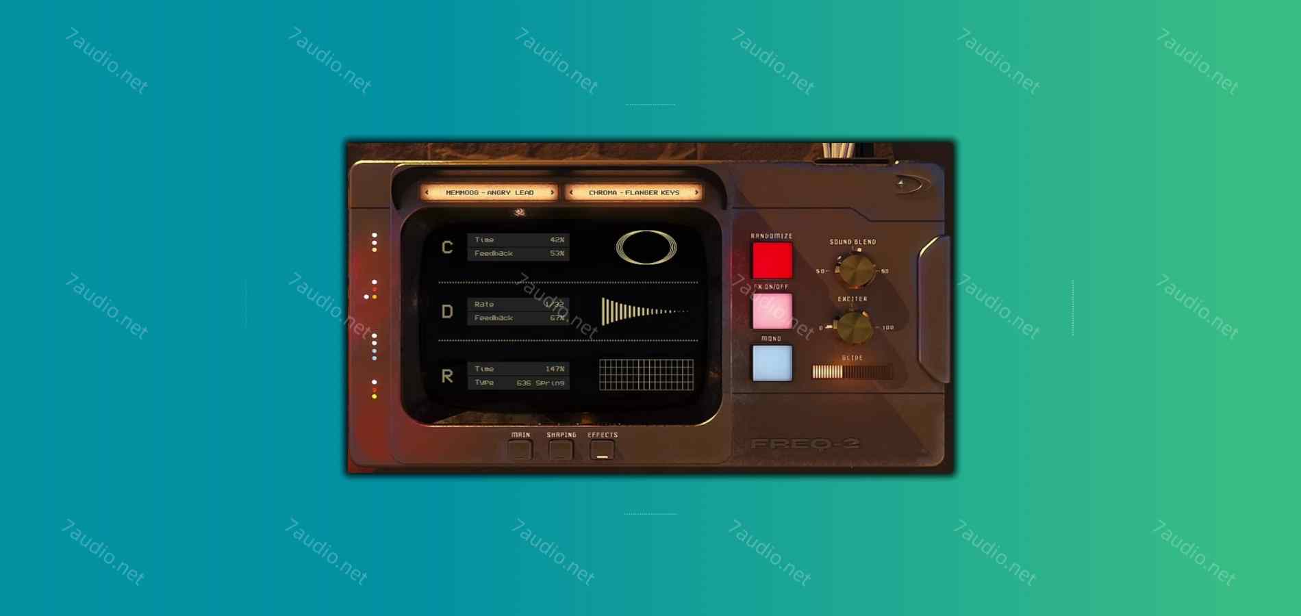 复古电子合成音源 Dezert Audio Freq-2 KONTAKT-7audio
