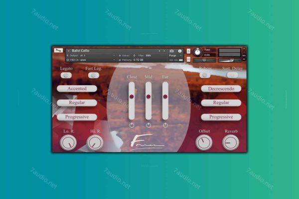 大提琴连奏音源 David Forner Balvi Cello KONTAKT-7audio