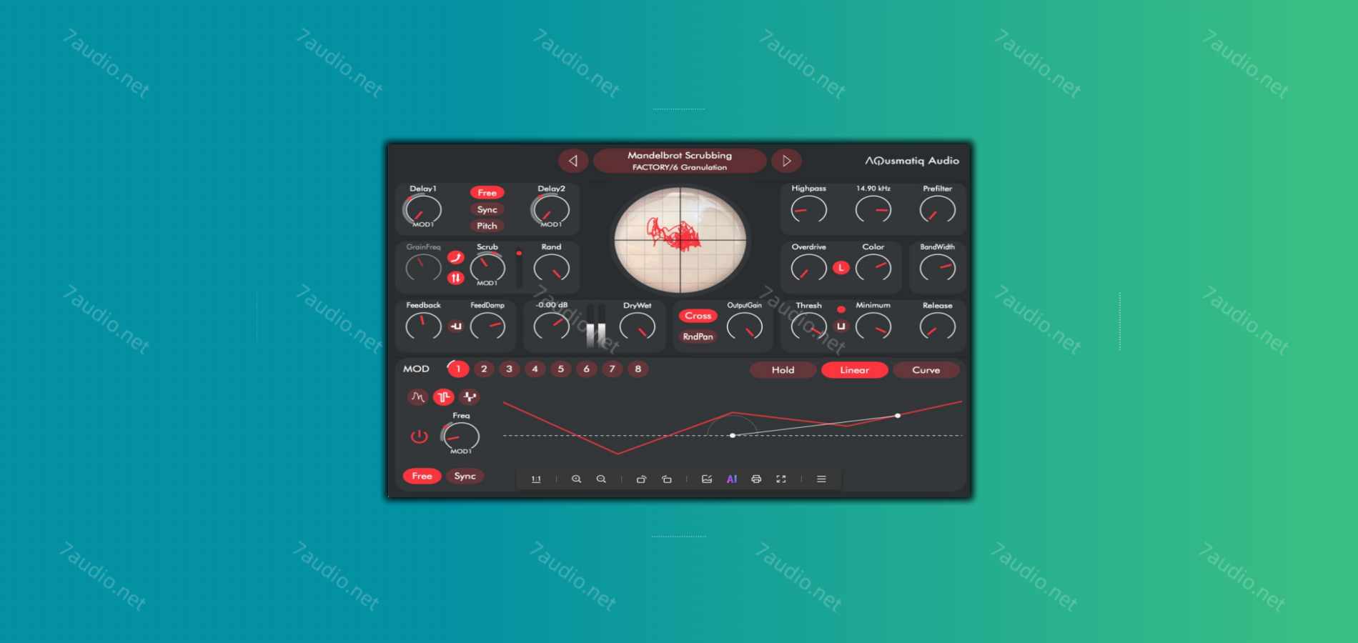 实时延迟效果器 Aqusmatiq Dedalus Delay v1.1.0 MOCHA WIN-7audio