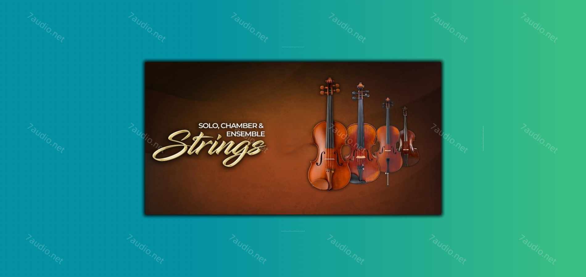 合奏独奏弦乐音源 Samplemodeling Solo Chamber & Ensemble Strings KONTAKT-7audio