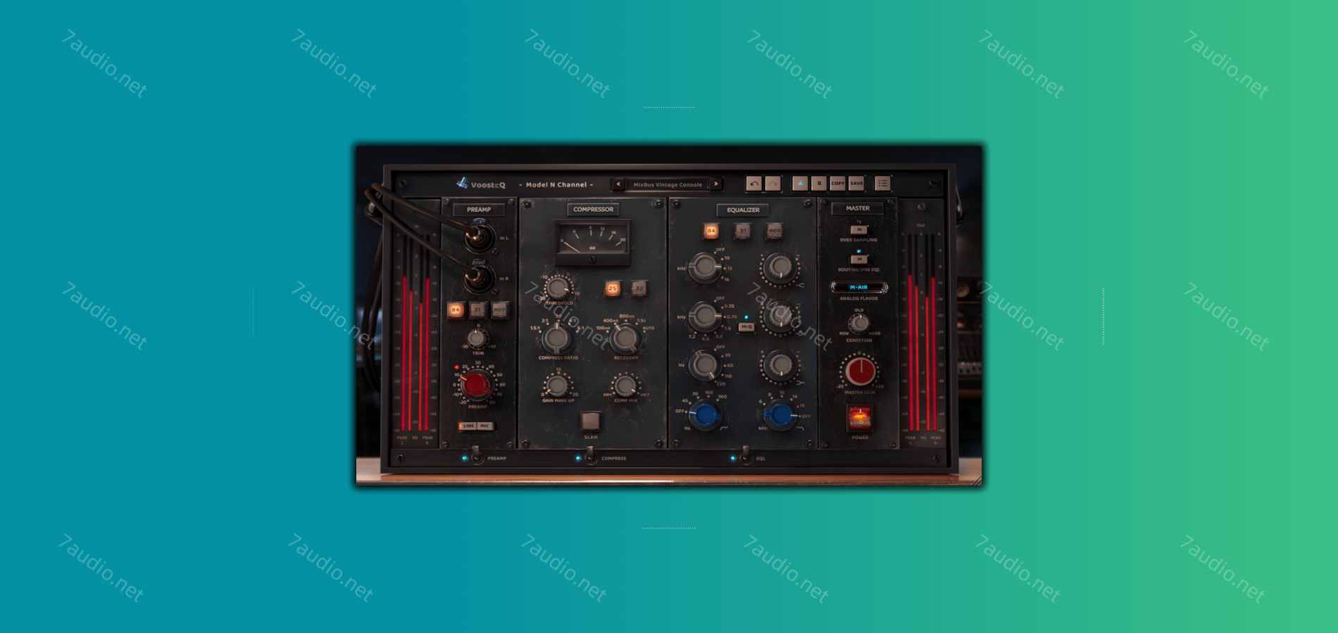 模拟通道条插件 VoosteQ Model N Channel v1.0.4 WIN&MAC-7audio