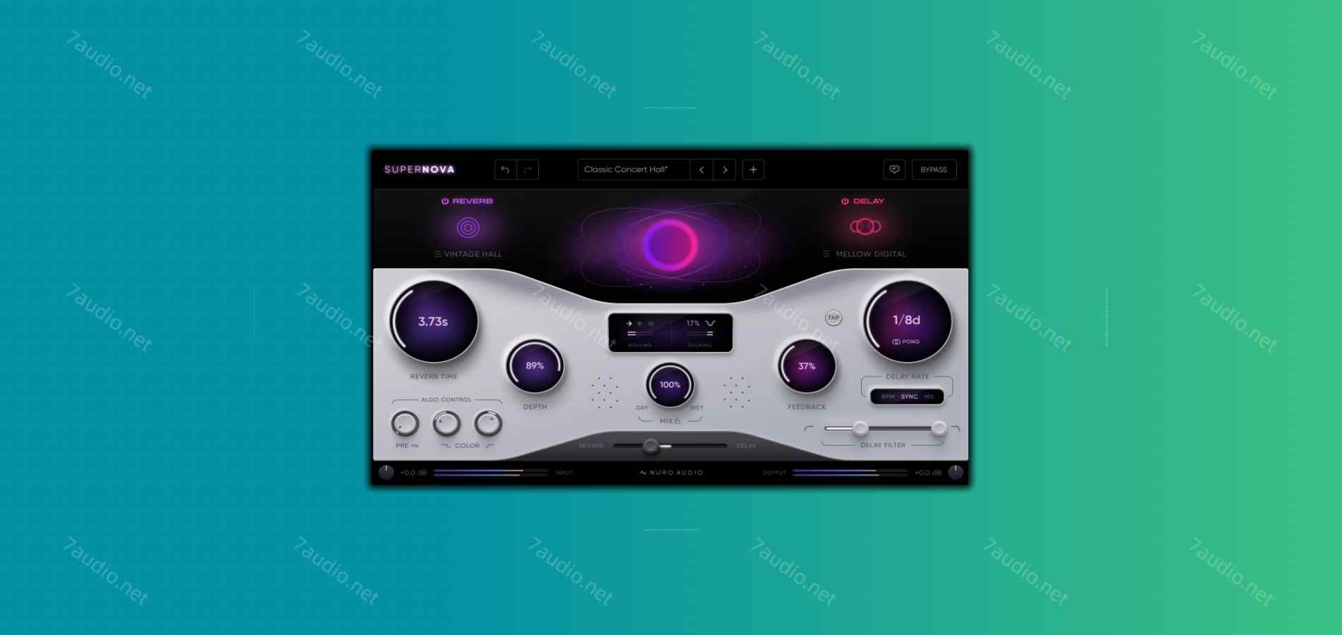 算法混响延迟插件 Nuro Audio Supernova v1.0.1 HCiSO MacOS-7audio