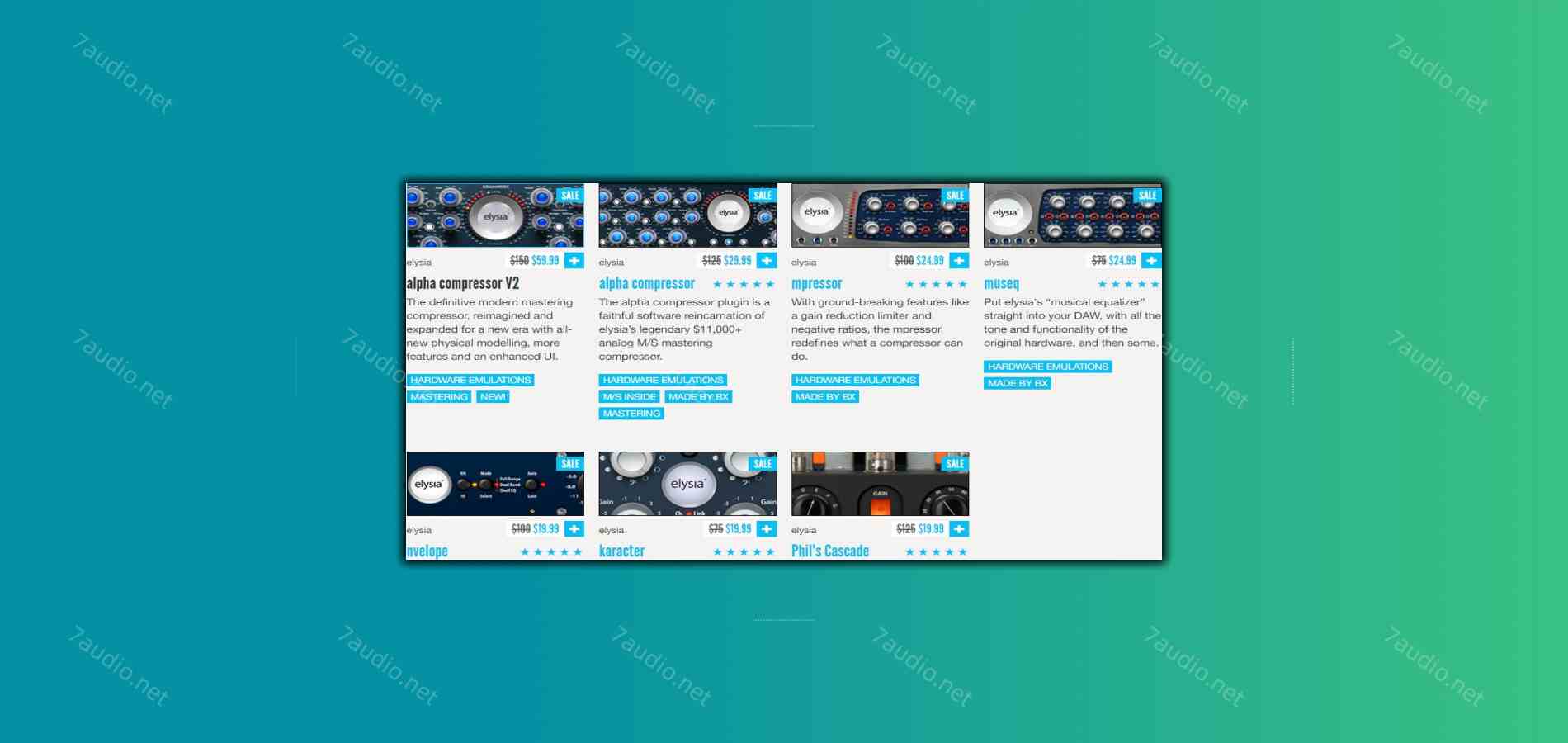 综合插件套装 Plugin Alliance Brainworx Elysia Bundle v2025.6 HCiSO MacOS-7audio