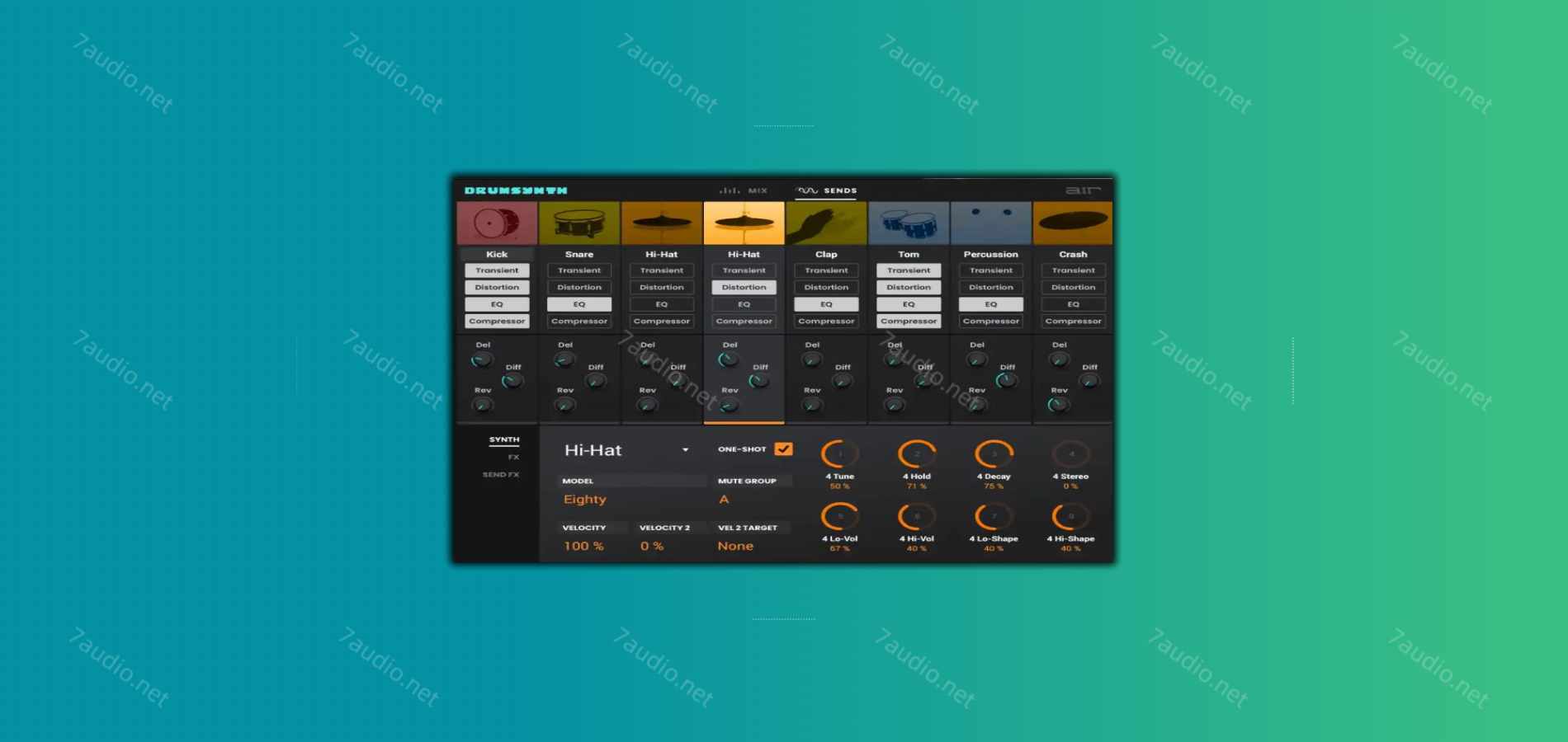 打击合成器 AIR Music Technology DrumSynth v1.2.1.14 TC WIN-7audio