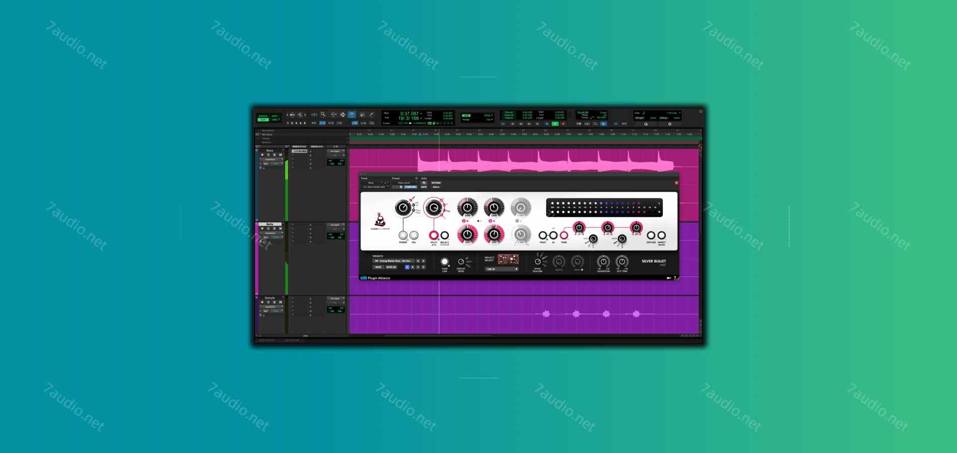 多级饱和器 Plugin Alliance Louder Than Liftoff SILVER BULLET mk2 v1.1.0 WIN&MAC-7audio