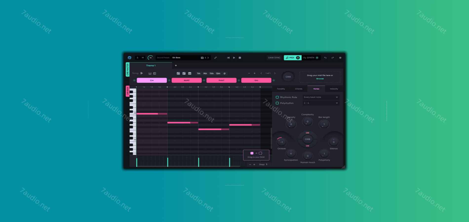 智能编曲辅助插件套装 Hexachords Orb Producer Suite v3.0.5 WIN&MAC-7audio