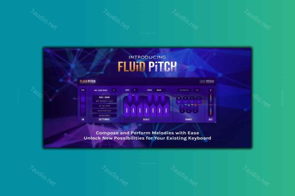 智能音高弯曲插件 Pitch Innovations Fluid Pitch v1.4.4 R2R WIN-7audio
