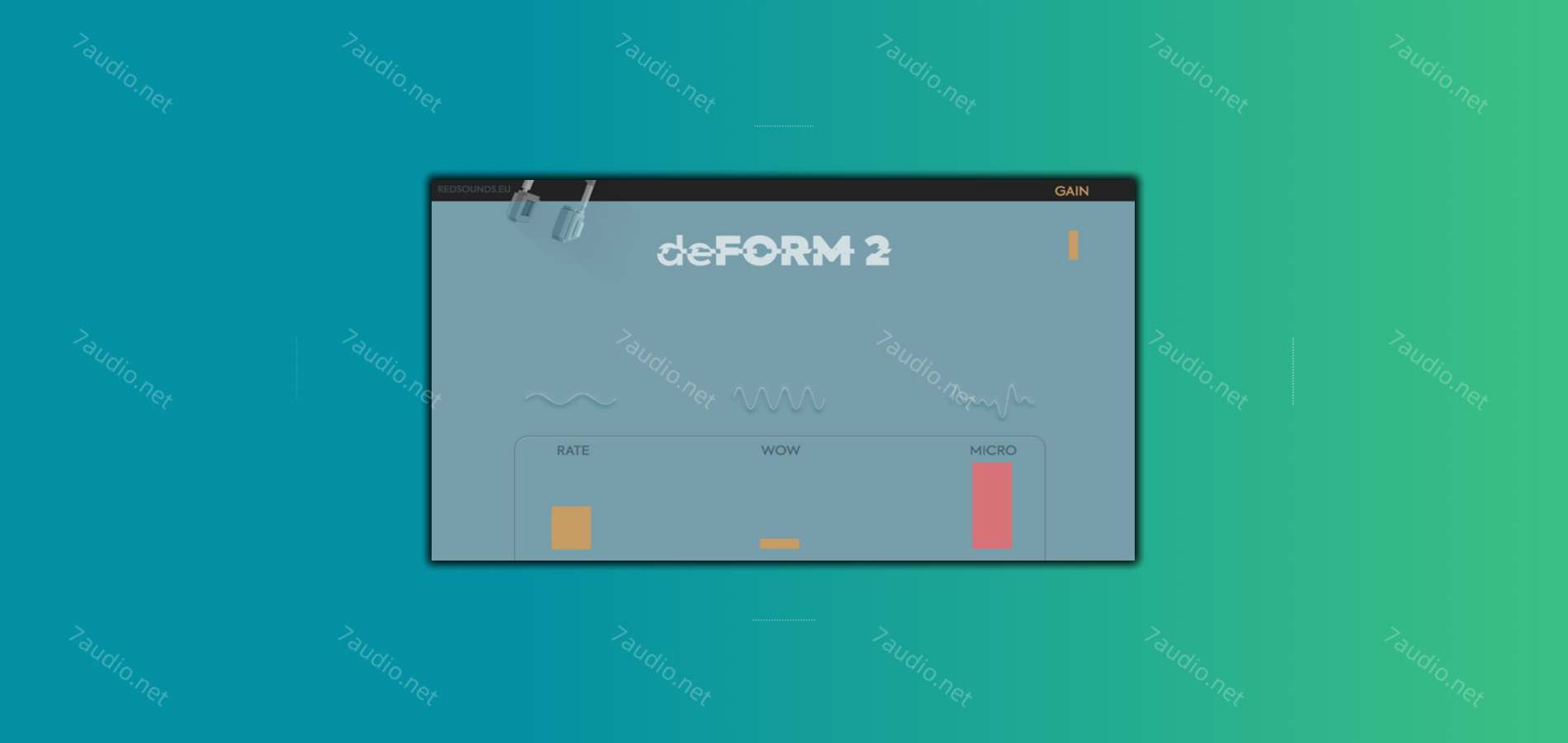 模拟Lo-Fi效果器 Red Sounds deFORM 2 v1.0.1 WIN&MAC-7audio