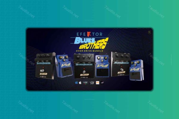 模拟建模超载插件套装 Kuassa Efektor Blues Bundle v1.0.0 TCD WIN-7audio