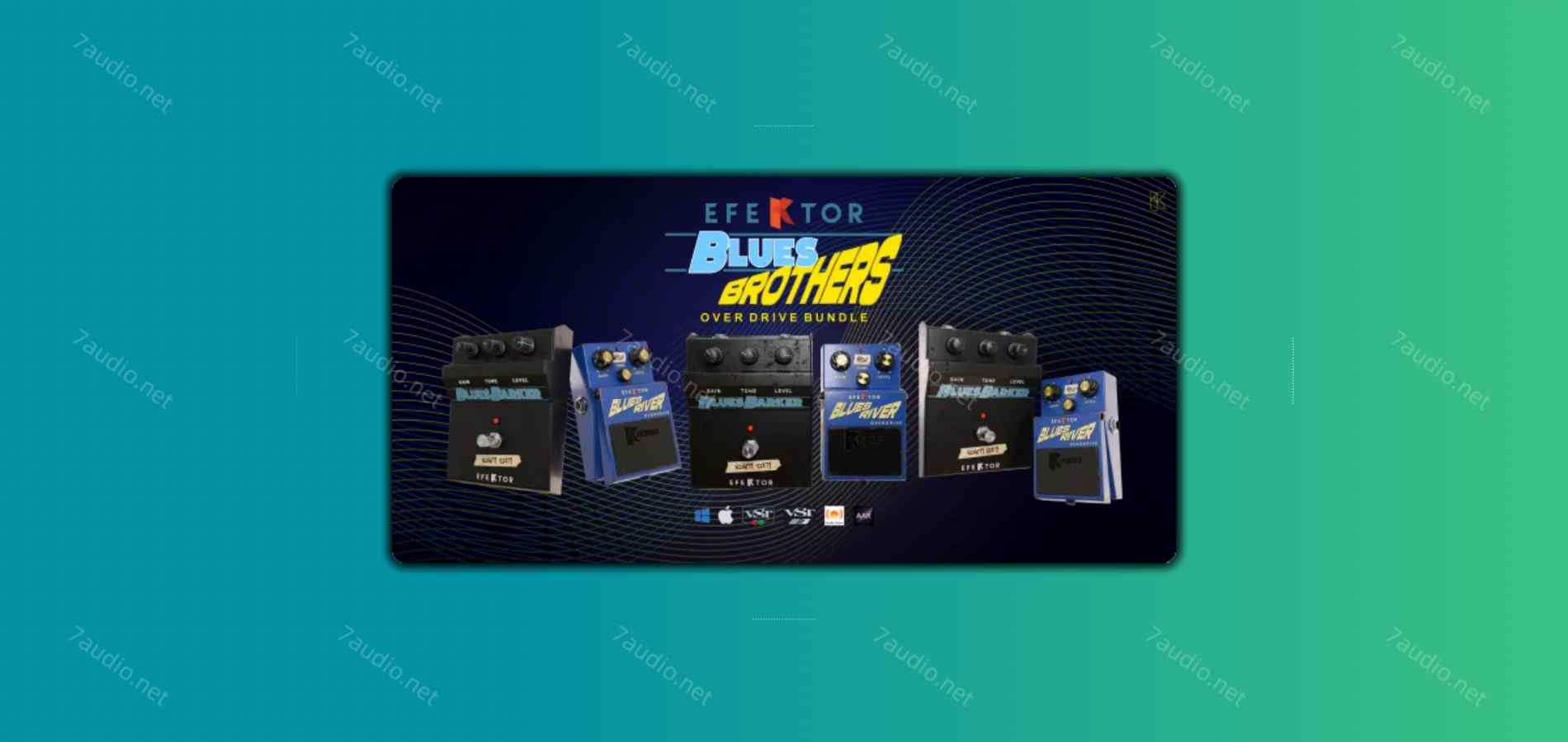 模拟建模超载插件套装 Kuassa Efektor Blues Bundle v1.0.0 TCD WIN-7audio