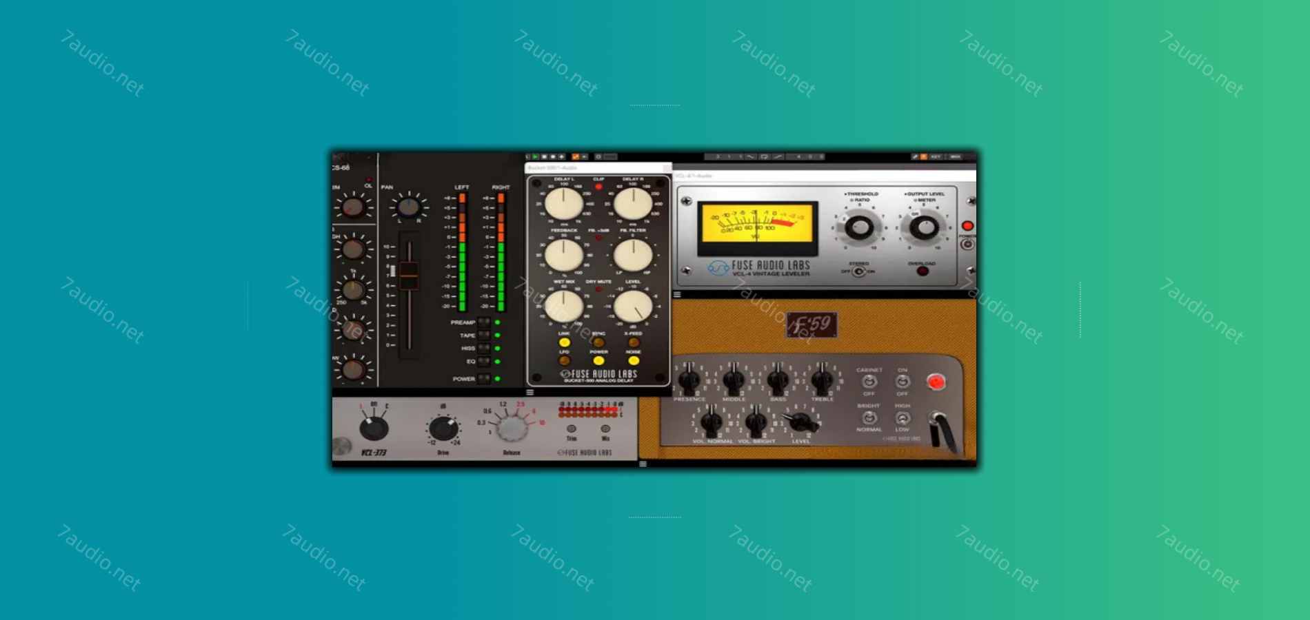 综合混音插件套装 Fuse Audio Labs Effects Bundle v2025.6 TC WIN-7audio