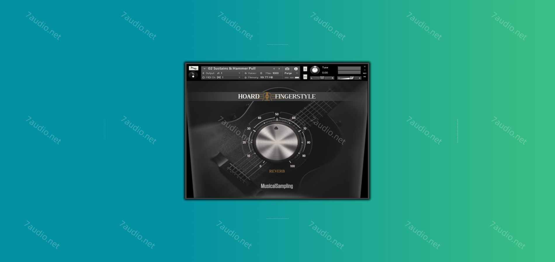 指弹原声吉他音源 Musical Sampling Hoard Fingerstyle KONTAKT-7audio