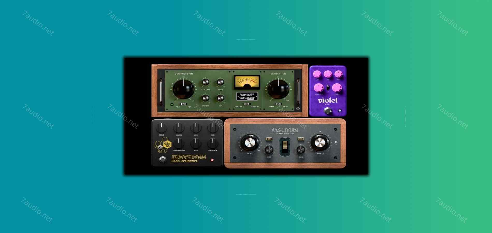 4个吉他贝斯效果器合集 Canvas Audio Plugins v2025.7 MOCHA WIN-7audio