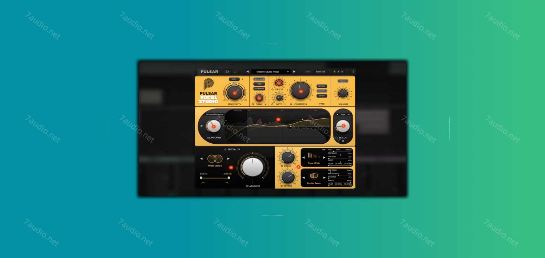 一键综合人声混音插件 Pulsar Audio Vocal Studio v1.0.15 WIN&MAC-7audio