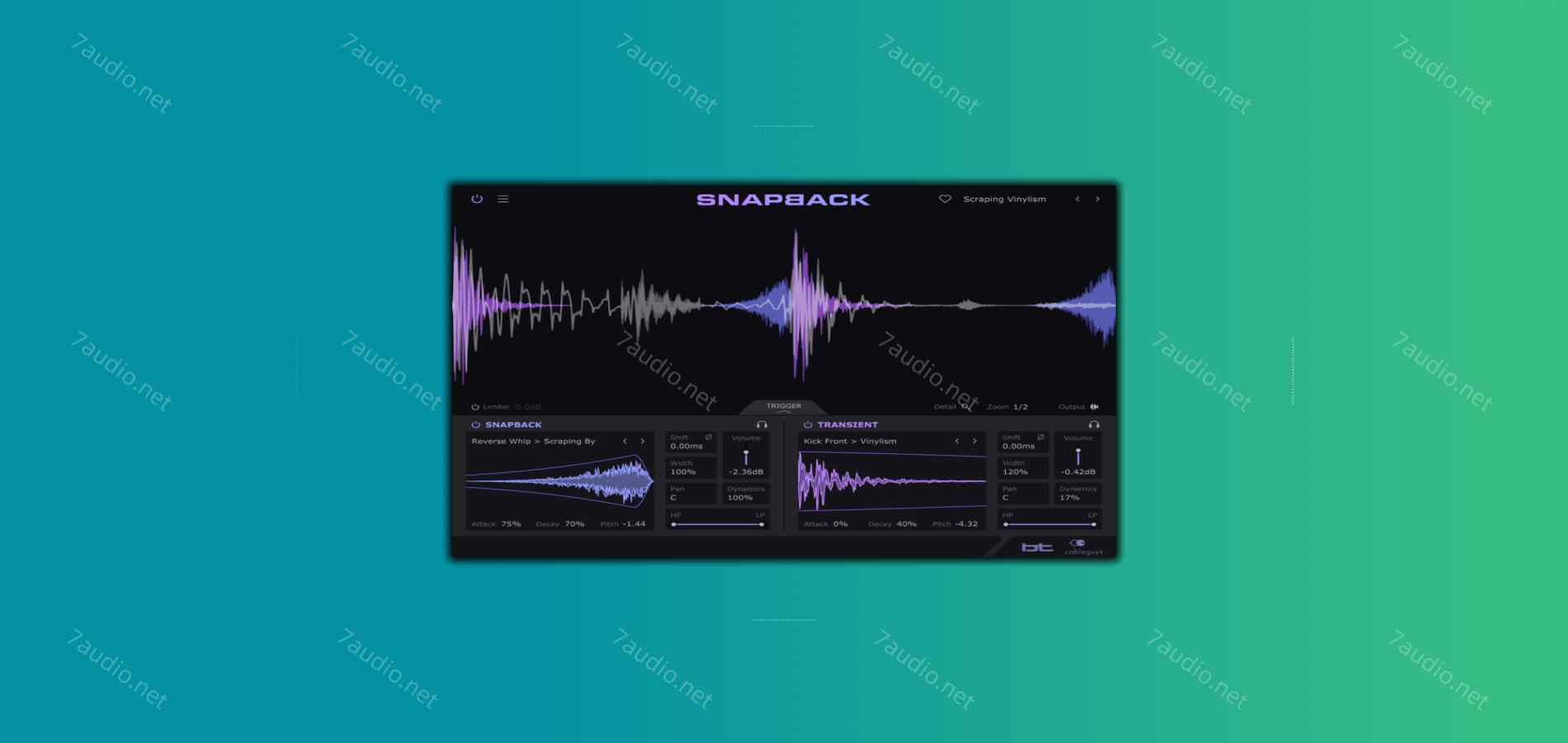 即时鼓声迭加效果 CableGuys Snapback v1.1 VR WIN-7audio