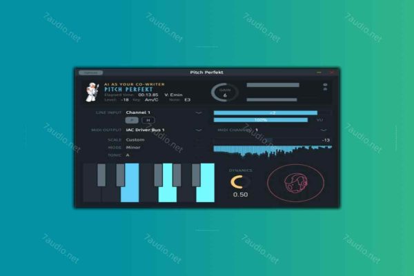 吉他MIDI转换控制器 Algoriffix Transkr v2.7.0 BUBBiX WIN&MAC-7audio