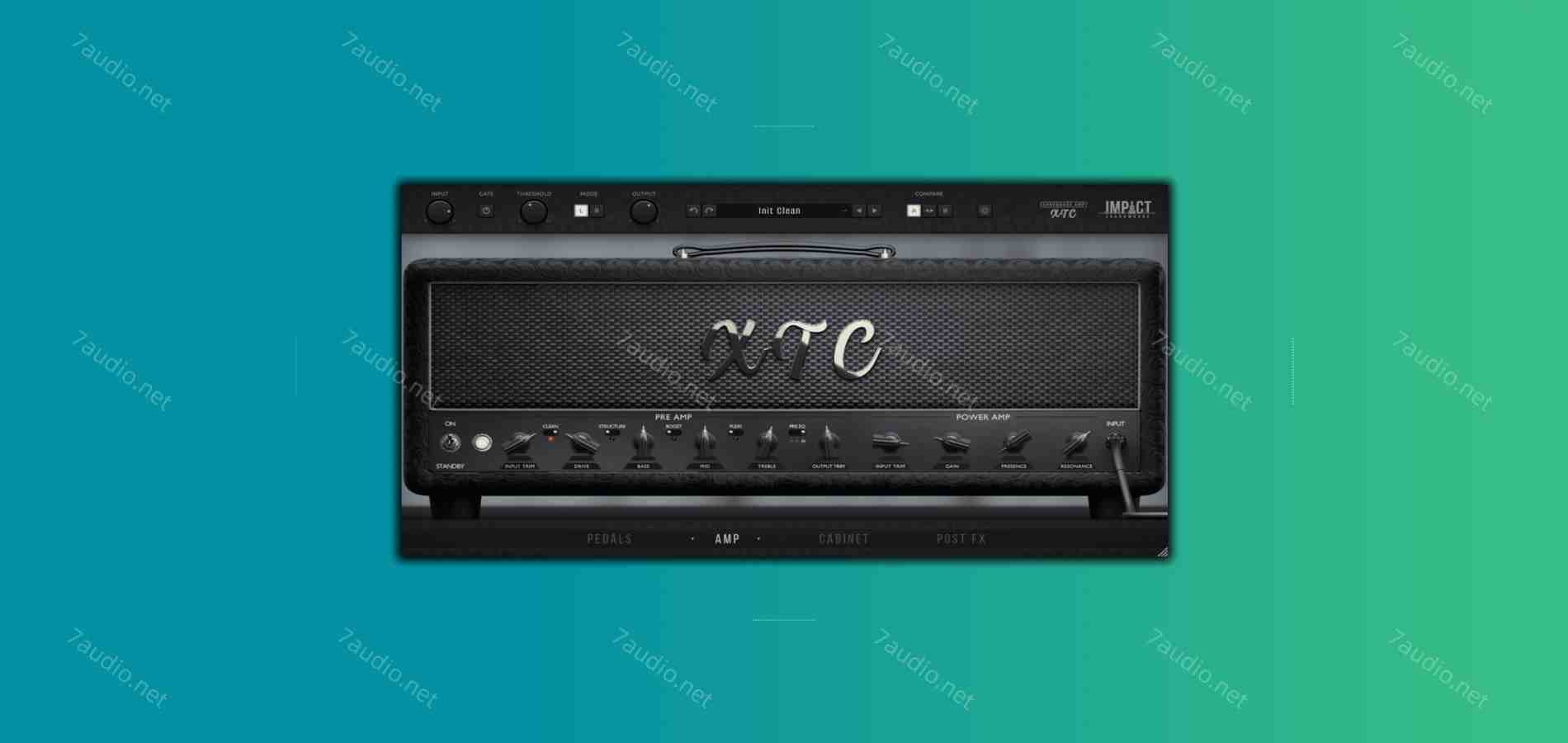 吉他放大器 Impact Soundworks Shreddage Amp XTC v1.2.4 MOCHA WIN-7audio