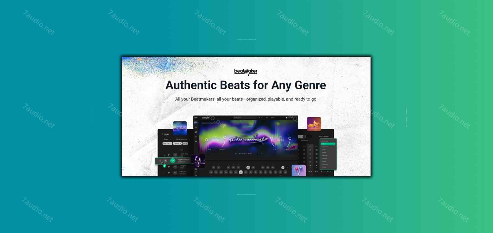嘻哈电子鼓机音源套装 UJAM BEATMAKER 3 v3.0.0 TCD WIN-7audio
