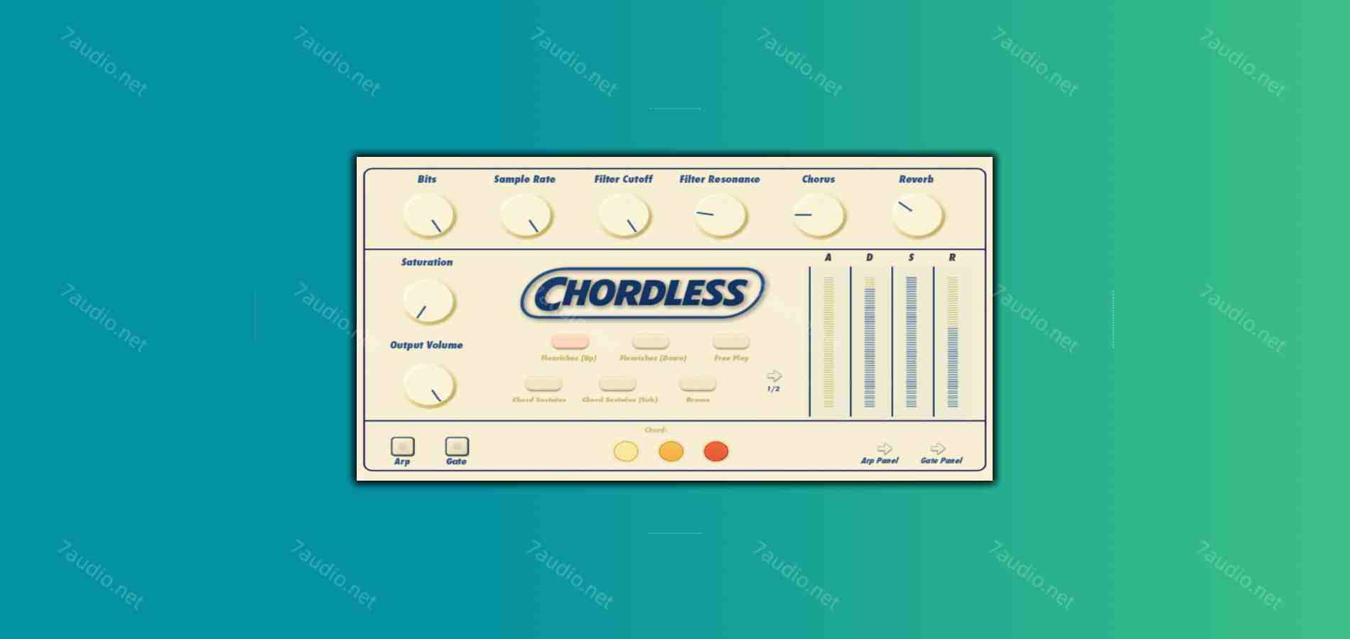 复古全音键琴音源 Dylan Mixer Chordless KONTAKT-7audio