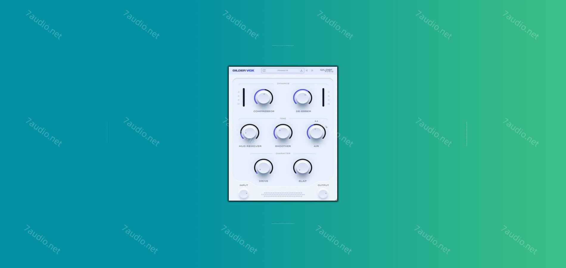 多功能人声通道条 Gilder Audio GilderVox v1.0.0 MOCHA WIN-7audio